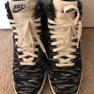 Nike Dunk Sky Hi Wedge Sneakers / size 6.5